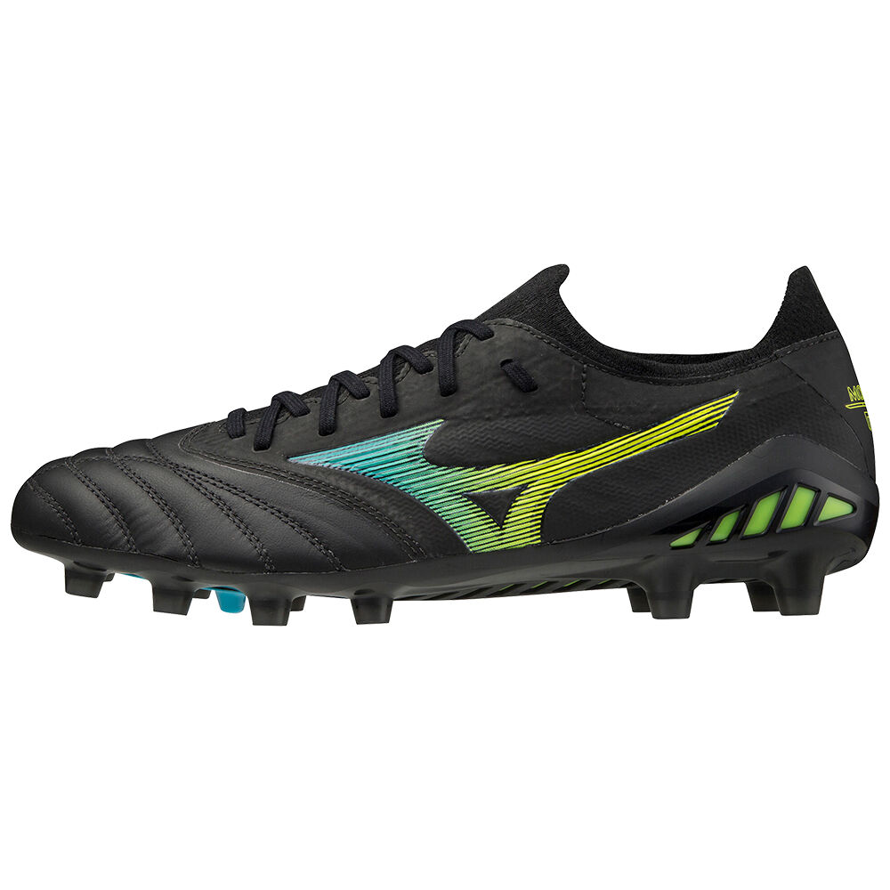 Botas de Futbol Mizuno Morelia Neo Iii Beta Elite Hombre Negras/Azules Turquesa Ofertas AKSX-14387